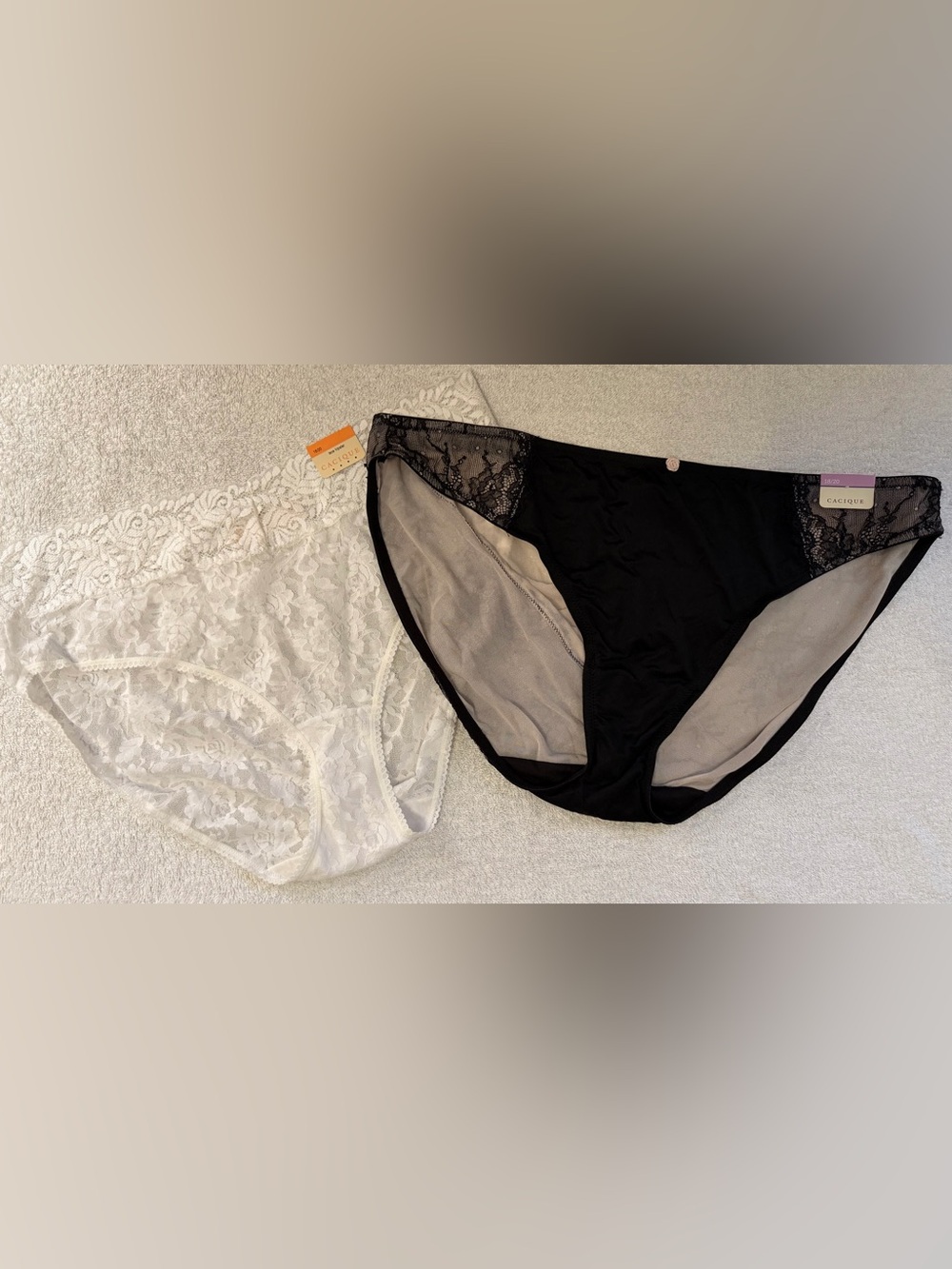 NWT VTG Cacique Lace Hipster Panties Coquette French-Inspired Sexy Romantic Y2K